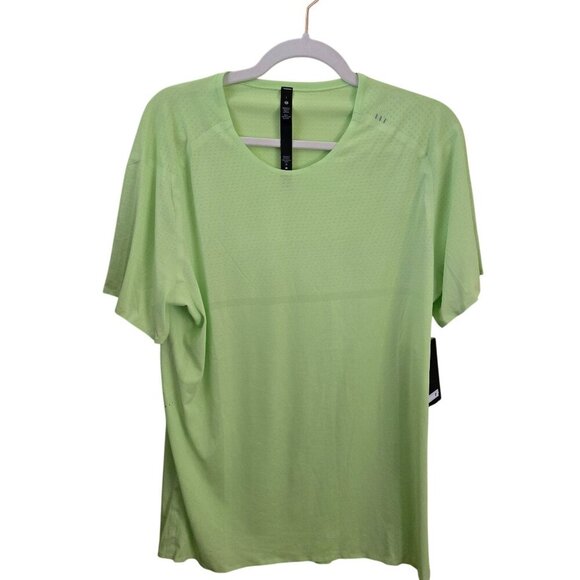 Lululemon NWT Fast And Free Short Sleeve Breathe Neo Green Running Shirt Size L - Picture 2 of 8